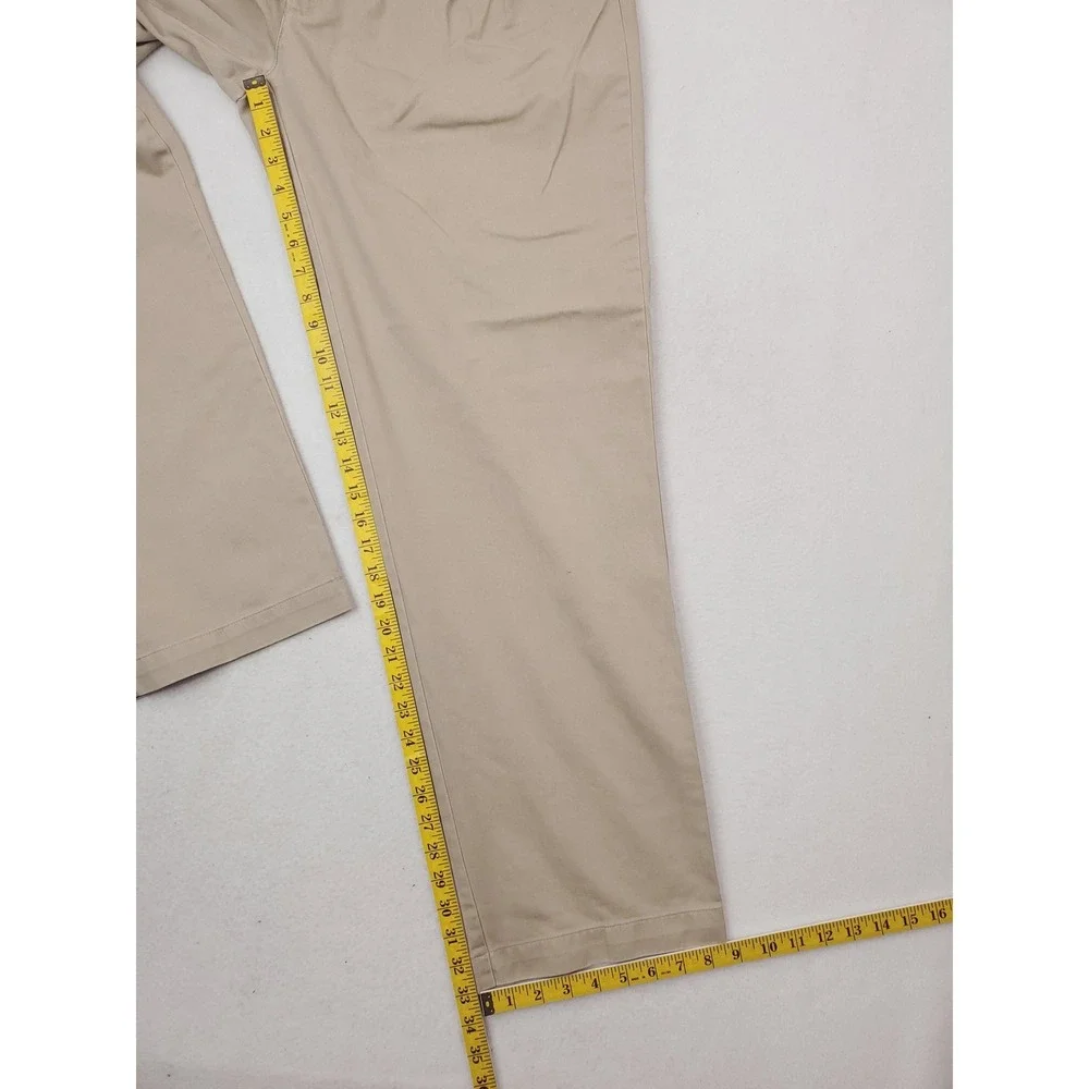 Vintage Polo Ralph Lauren Andrew Pants Mens 38x34 Beige Classic Pleated Chino